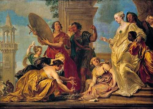 Jan Boeckhorst Achilles among the daughters of Lycomedes Norge oil painting art